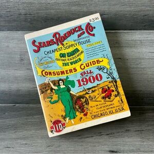 ❤️ LAST CHANCE Vintage 70 Replica Sears Roebuck Catalog Fall 1900 Paperback Book